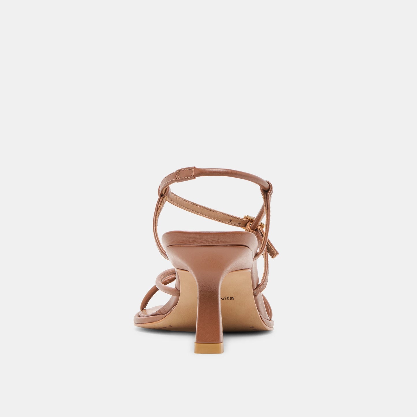 Mylee Cognac Leather Heels - Dolce Vita