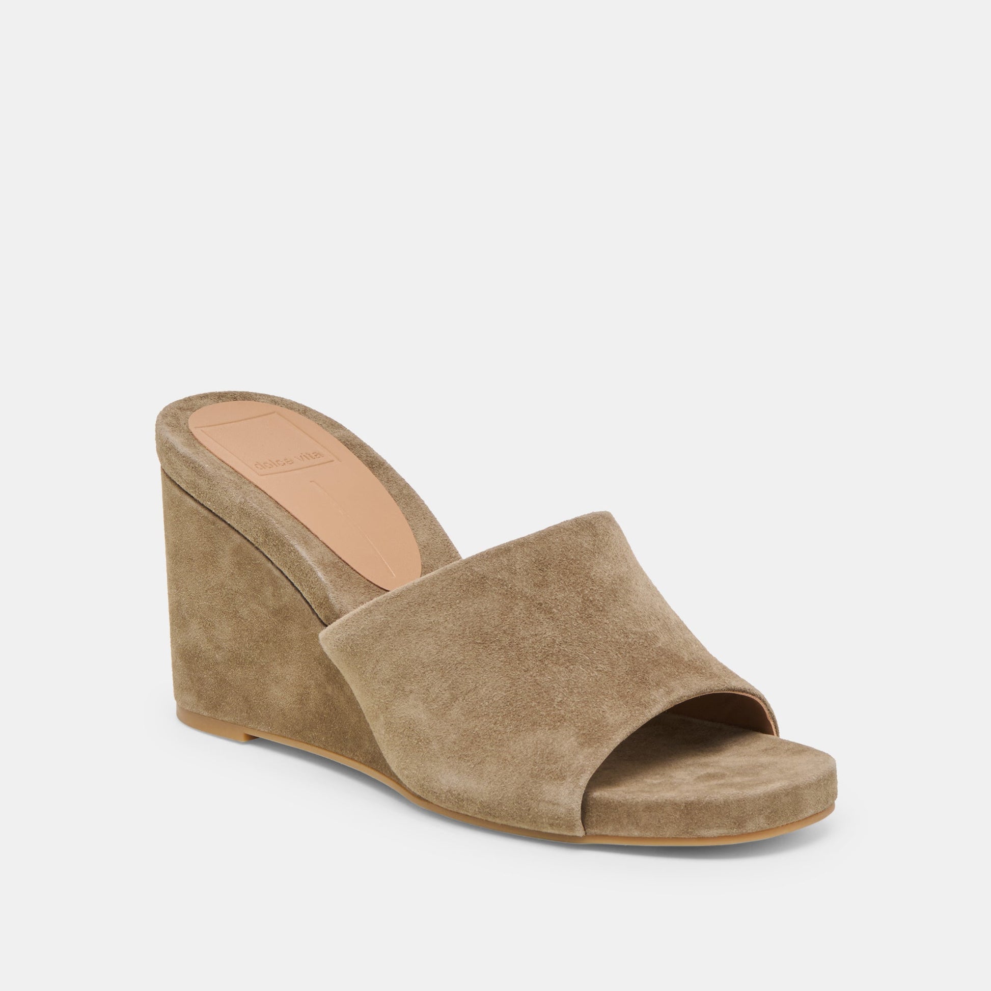 Holta Olive Suede Wedges - Dolce Vita