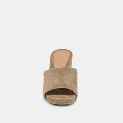 Holta Olive Suede Wedges - Dolce Vita