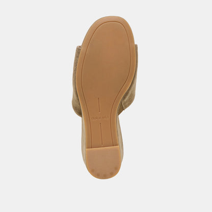 Holta Olive Suede Wedges - Dolce Vita