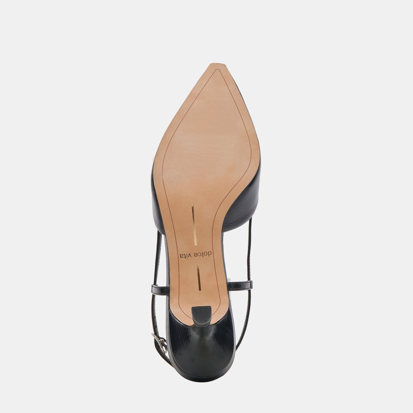 ODELA HEELS MIDNIGHT CRINKLE PATENT - Dolce Vita