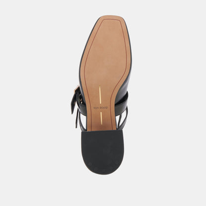 PATZY HEELS MIDNIGHT CRINKLE PATENT LEATHER - Dolce Vita