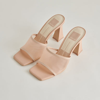 NARDA HEELS BLUSH MESH - Dolce Vita