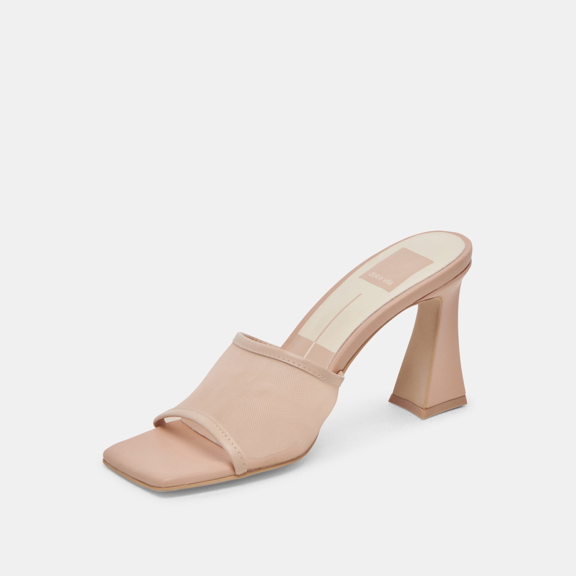 NARDA HEELS BLUSH MESH - Dolce Vita