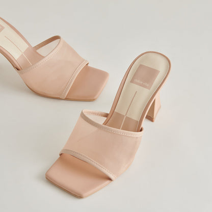NARDA HEELS BLUSH MESH - Dolce Vita