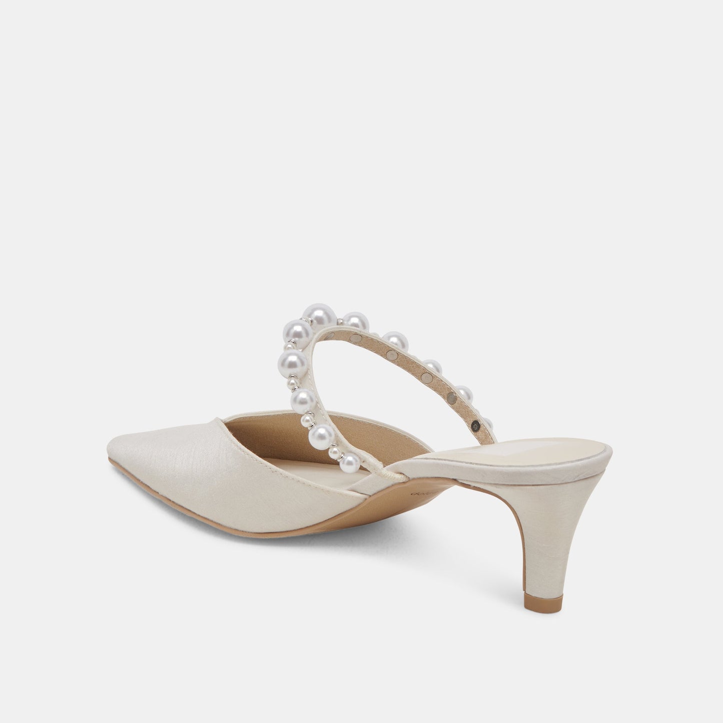 Kanika Pearl Mid Vanilla Pearl Heels - Dolce Vita