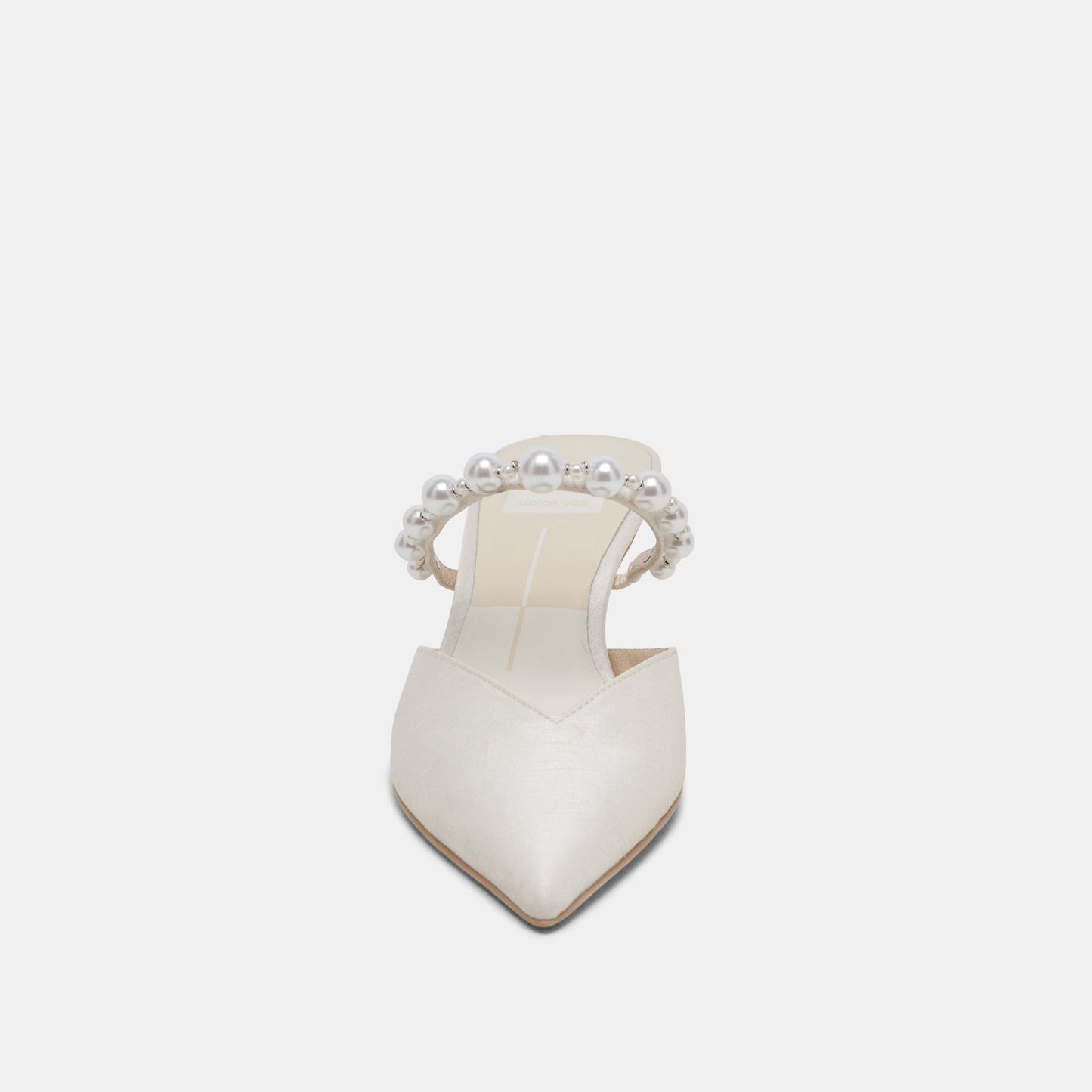 Kanika Pearl Mid Vanilla Pearl Heels - Dolce Vita