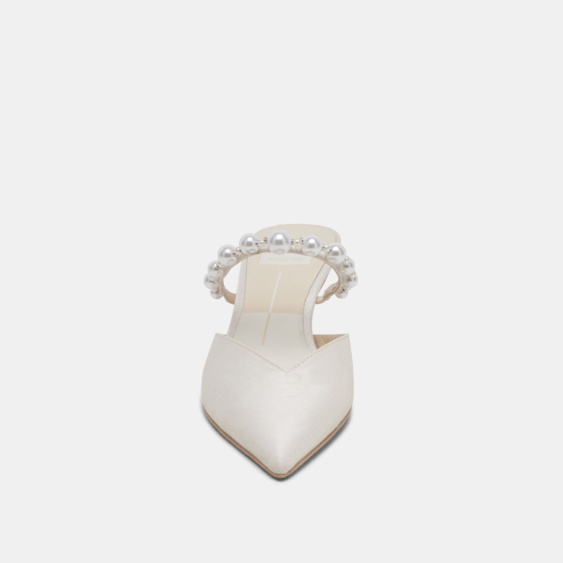 Kanika Pearl Mid Vanilla Pearl Heels - Dolce Vita