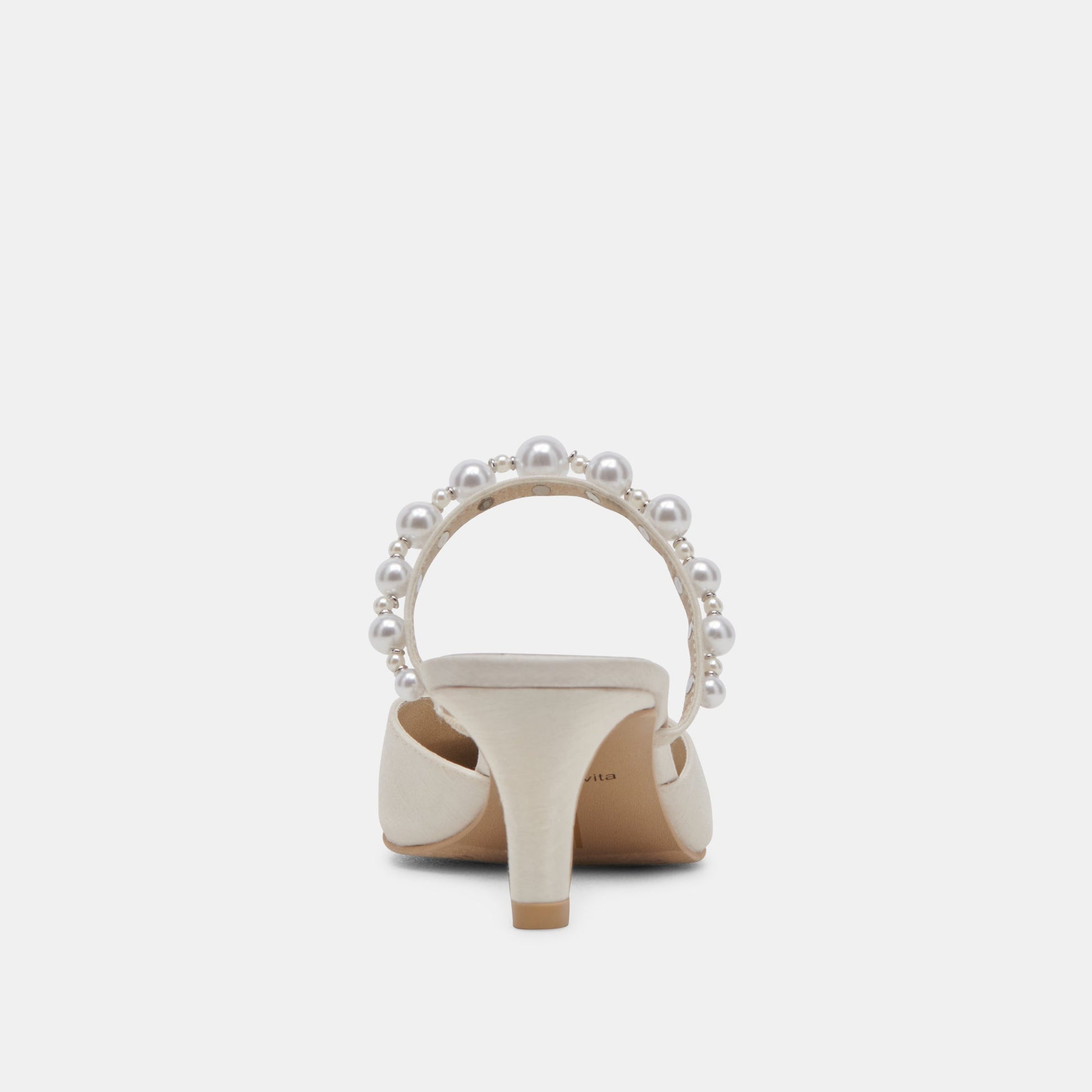 Kanika Pearl Mid Vanilla Pearl Heels - Dolce Vita