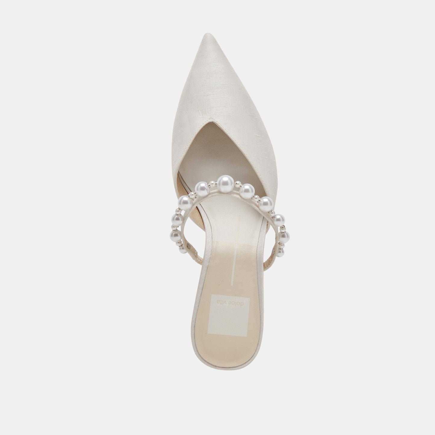 Kanika Pearl Mid Vanilla Pearl Heels - Dolce Vita