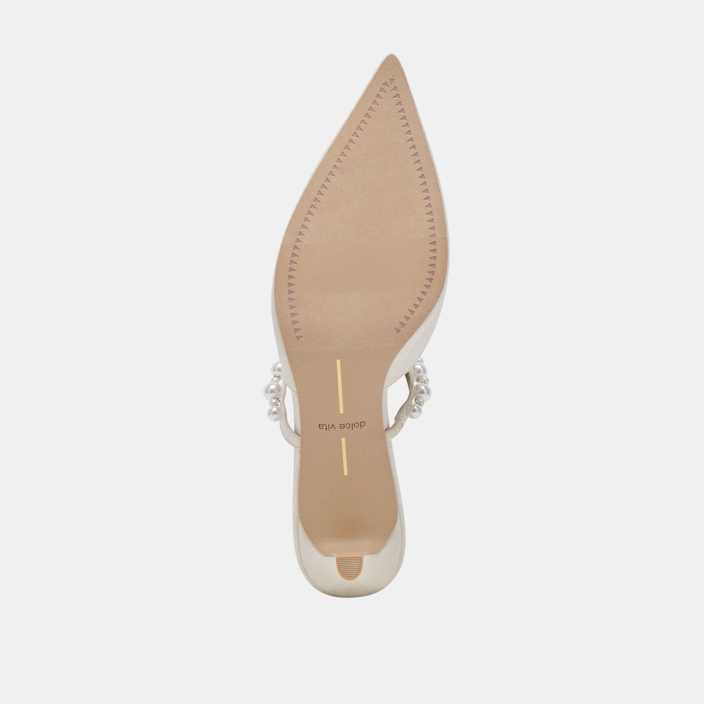 Kanika Pearl Mid Vanilla Pearl Heels - Dolce Vita