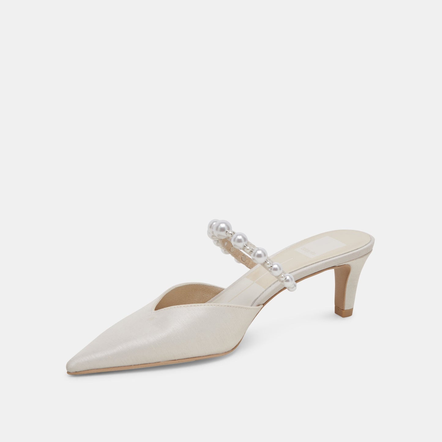 Kanika Pearl Mid Vanilla Pearl Heels - Dolce Vita