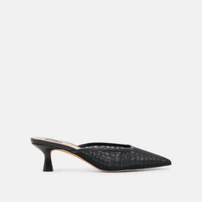 Cleo Onyx Mesh Heels - Dolce Vita