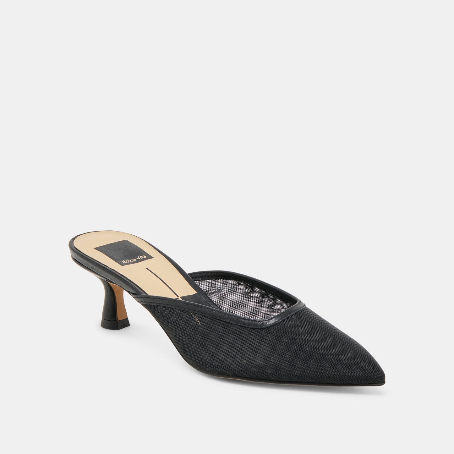 Cleo Onyx Mesh Heels - Dolce Vita