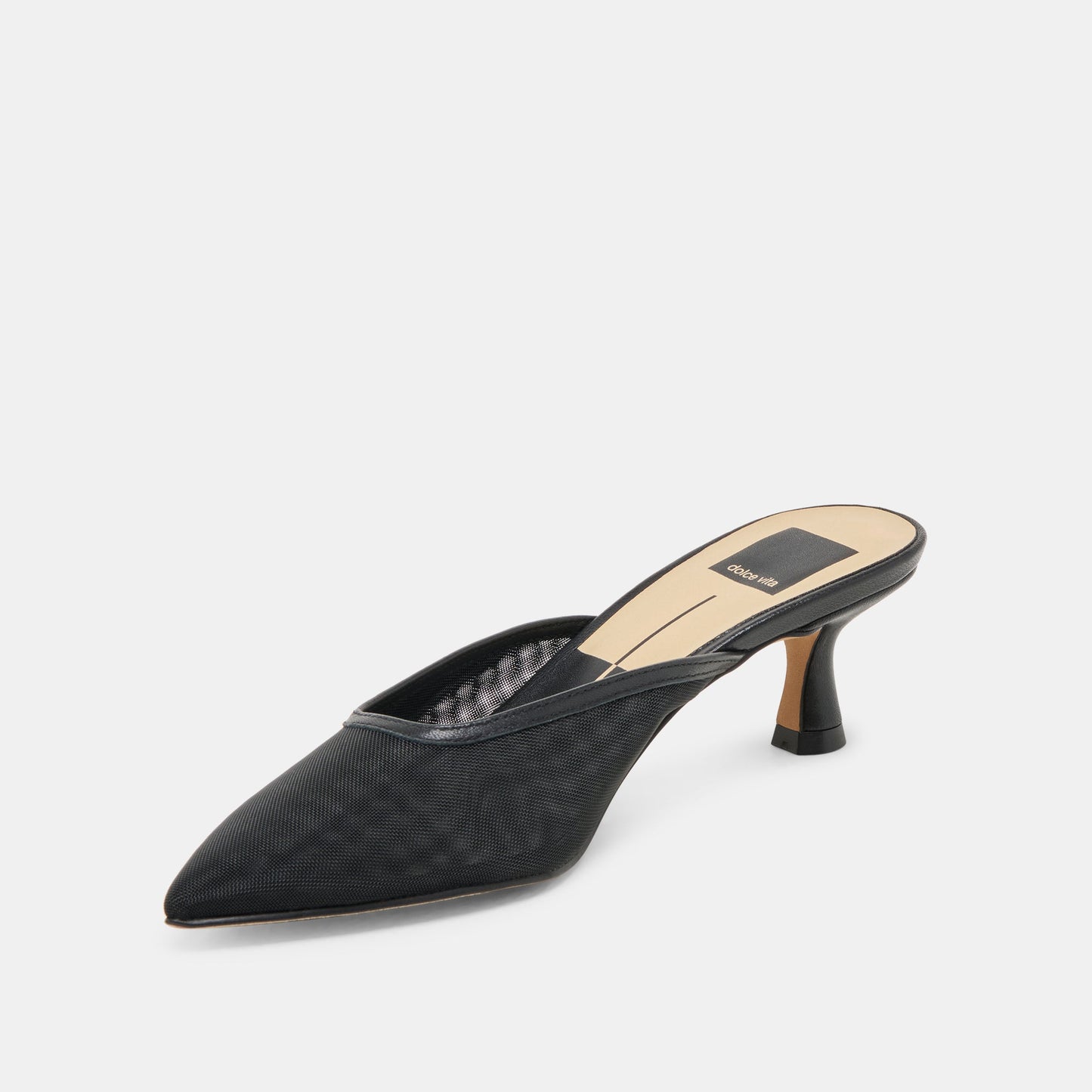 Cleo Onyx Mesh Heels - Dolce Vita