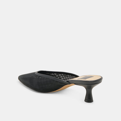 Cleo Onyx Mesh Heels - Dolce Vita