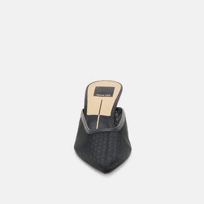 Cleo Onyx Mesh Heels - Dolce Vita