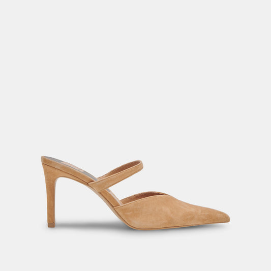 KANIKA HEELS TAN SUEDE - Dolce Vita