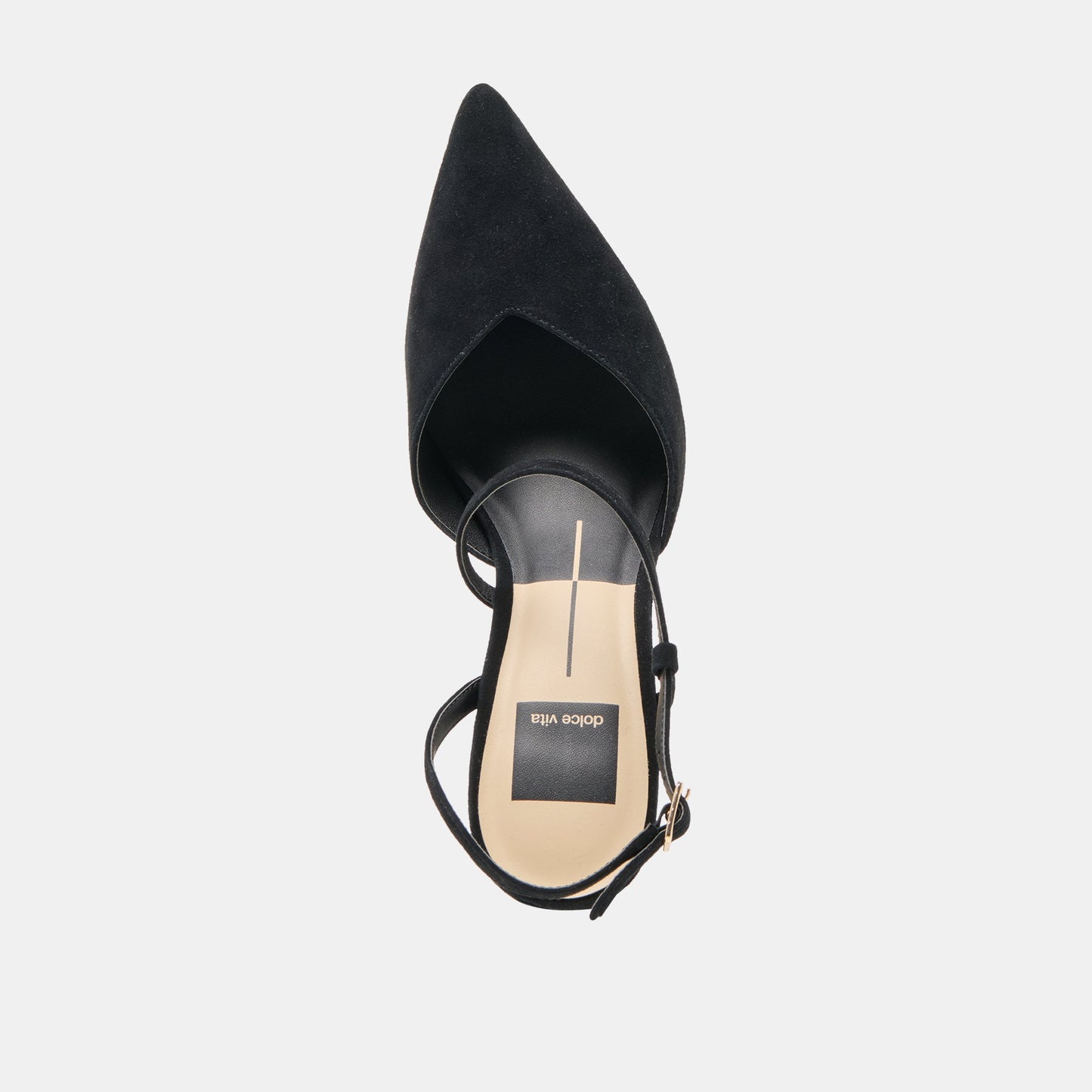 Kamra Onyx Suede Heels - Dolce Vita