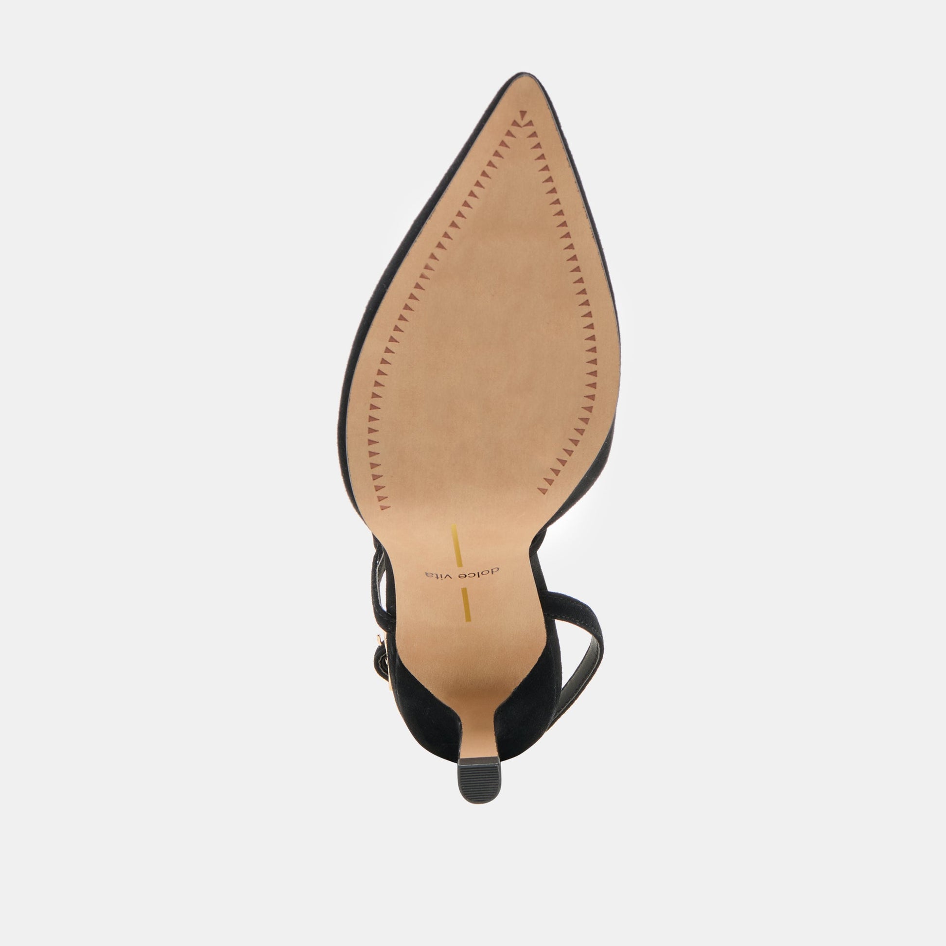 Kamra Onyx Suede Heels - Dolce Vita