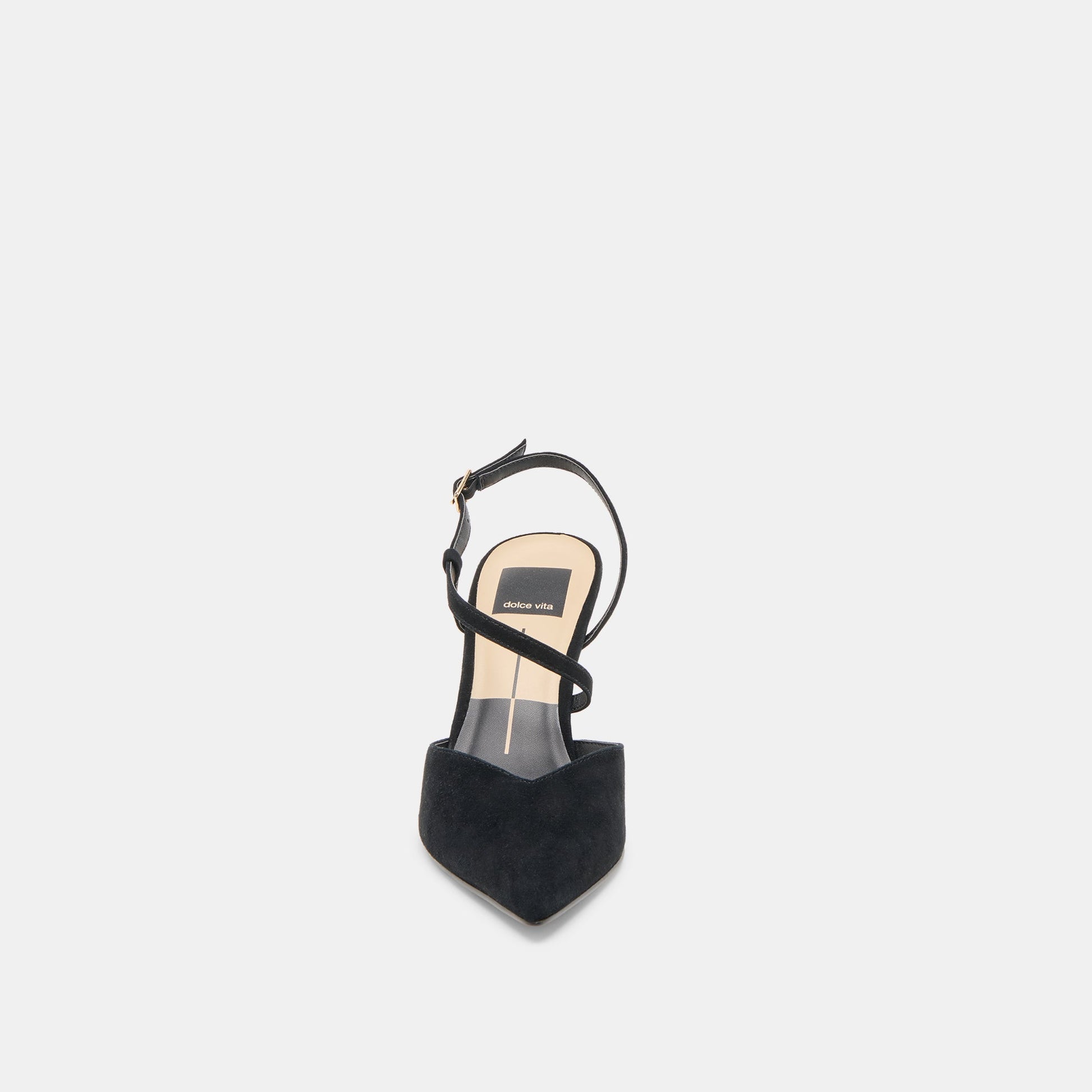 Kamra Onyx Suede Heels - Dolce Vita