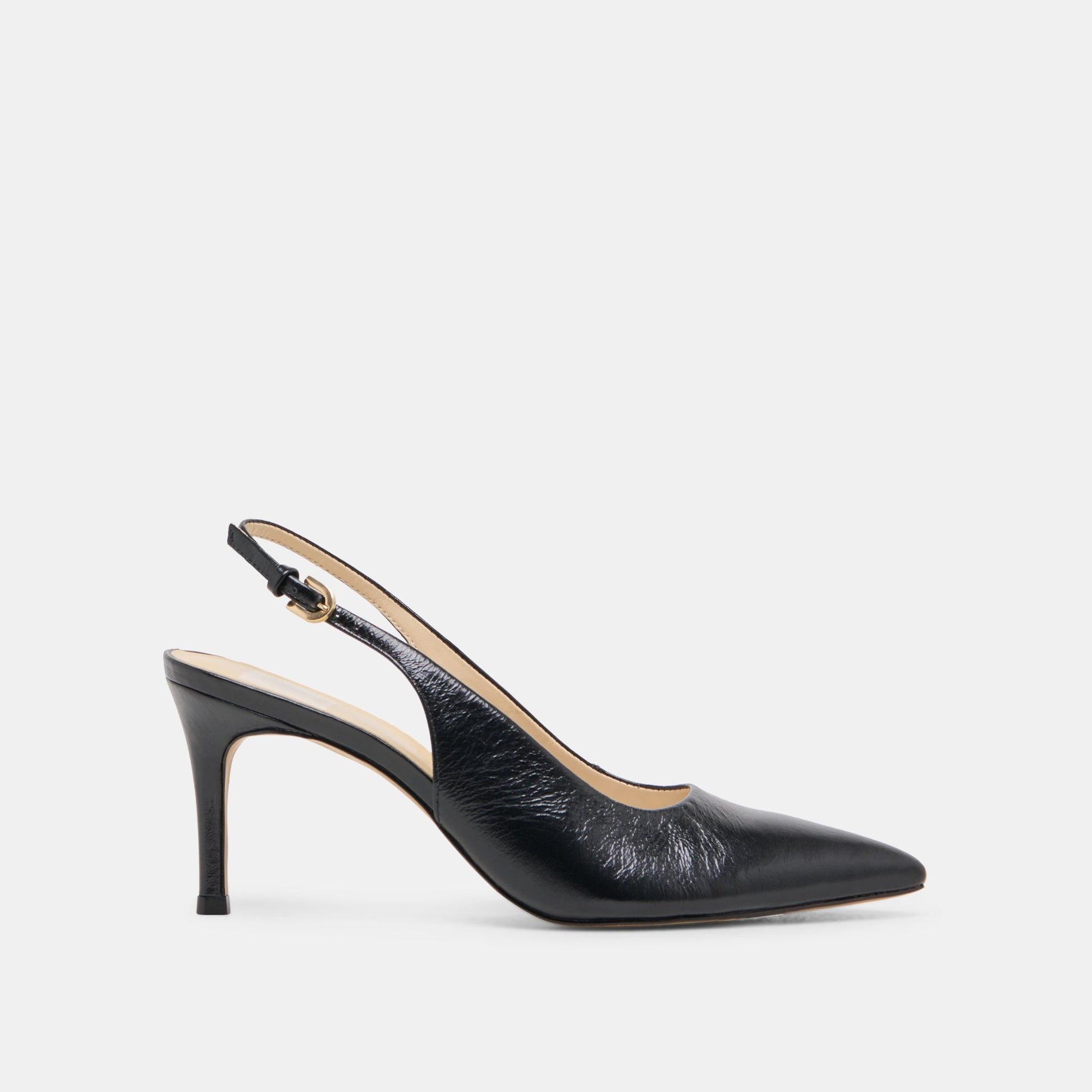 ELASI HEELS BLACK LEATHER - Dolce Vita