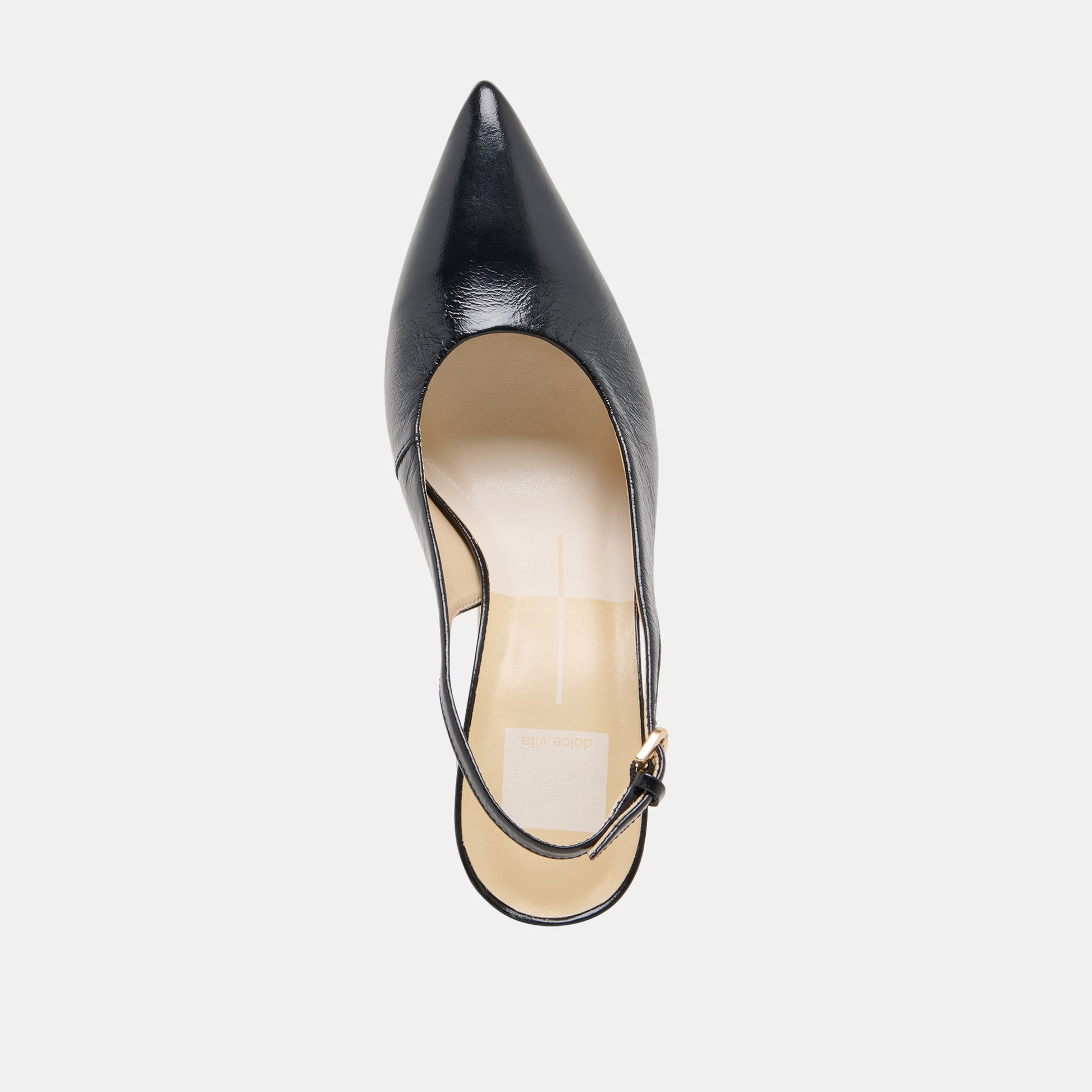 ELASI HEELS BLACK LEATHER - Dolce Vita