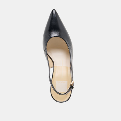 ELASI HEELS BLACK LEATHER - Dolce Vita