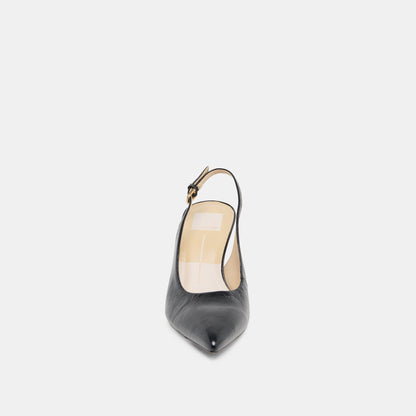 ELASI HEELS BLACK LEATHER - Dolce Vita
