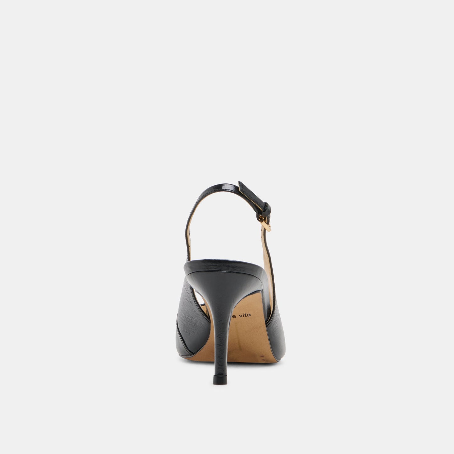 ELASI HEELS BLACK LEATHER - Dolce Vita