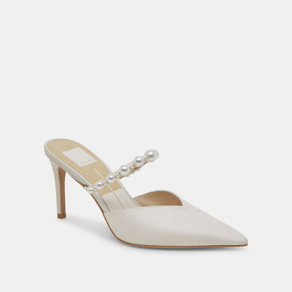 KANIKA Pearl Heels Vanilla Silk - Dolce Vita