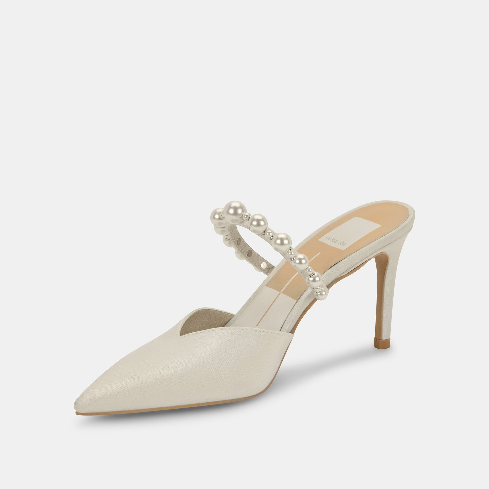 KANIKA Pearl Heels Vanilla Silk - Dolce Vita