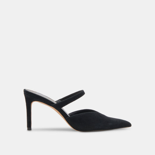 KANIKA HEELS ONYX SUEDE - Dolce Vita