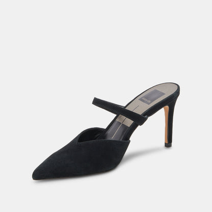 KANIKA HEELS ONYX SUEDE - Dolce Vita