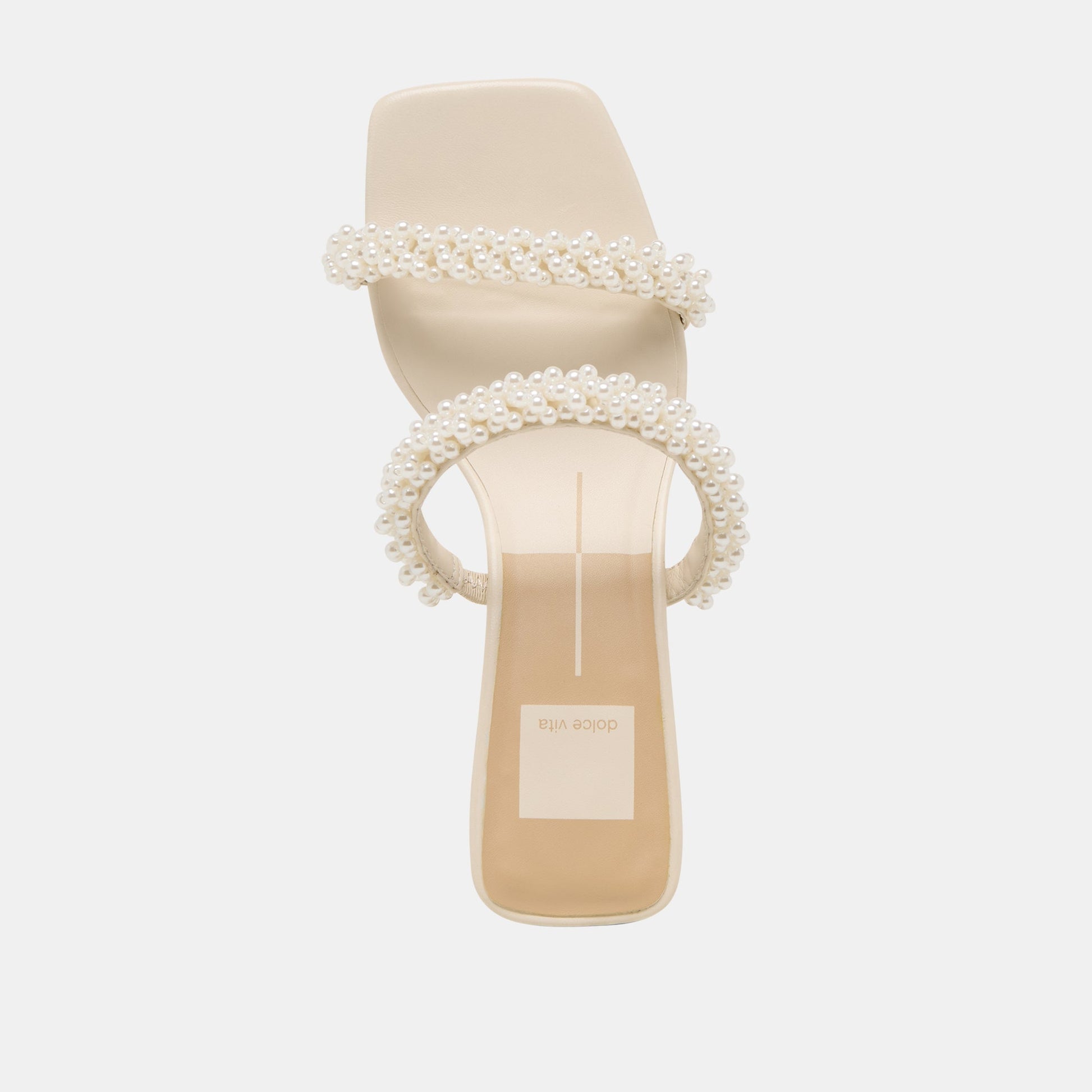 BONI PEARL HEELS VANILLA STELLA - Dolce Vita