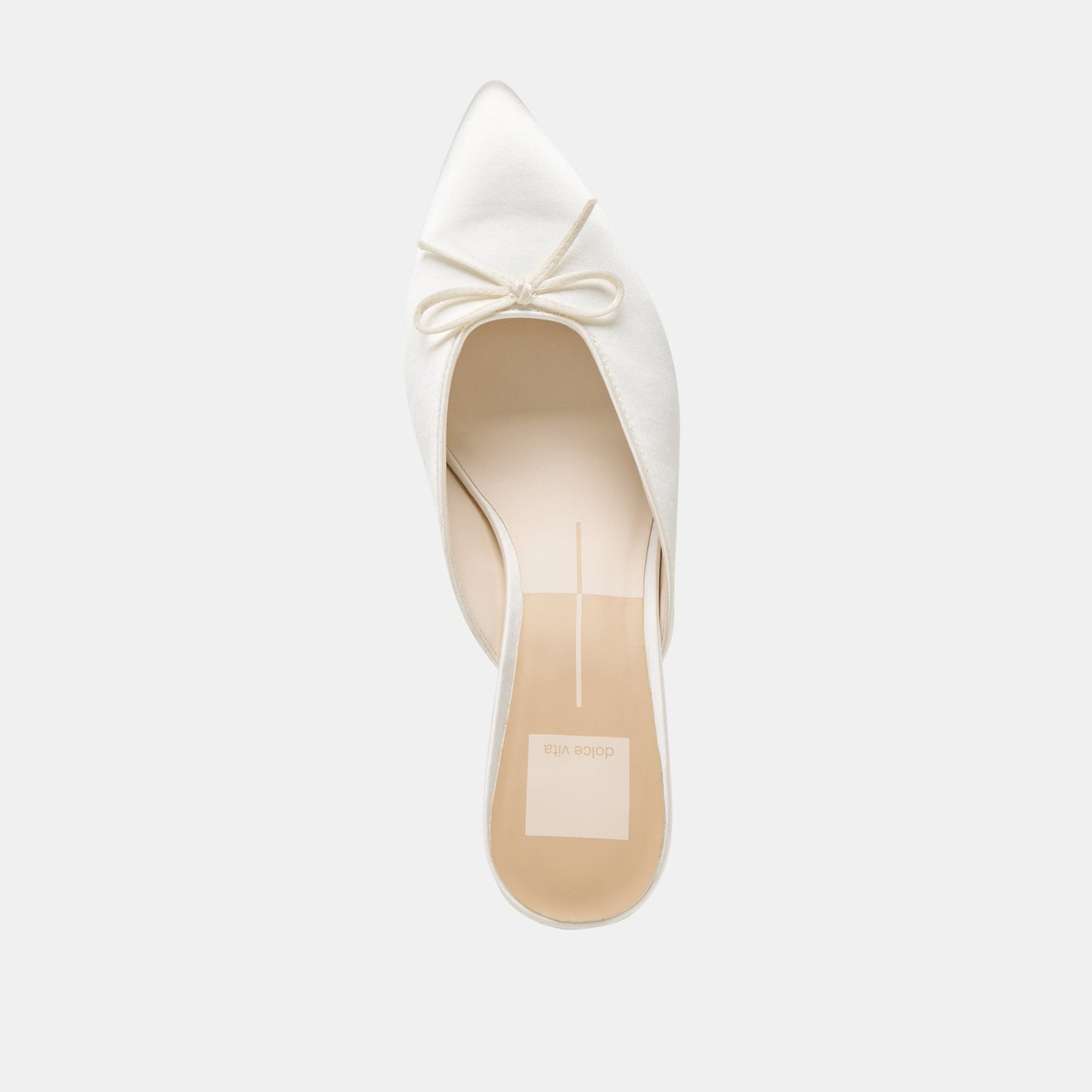 Cleo Off White Satin Heels - Dolce Vita