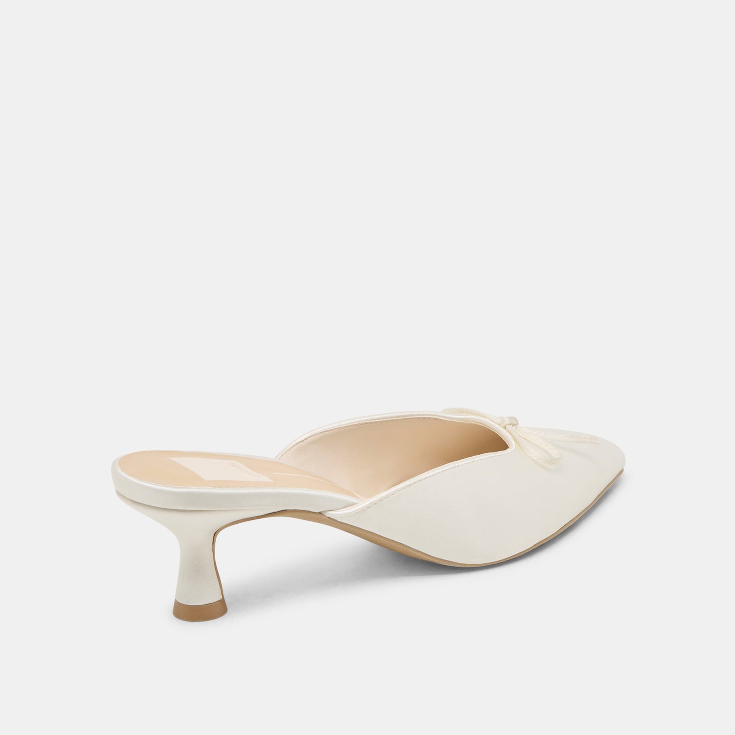 Cleo Off White Satin Heels - Dolce Vita