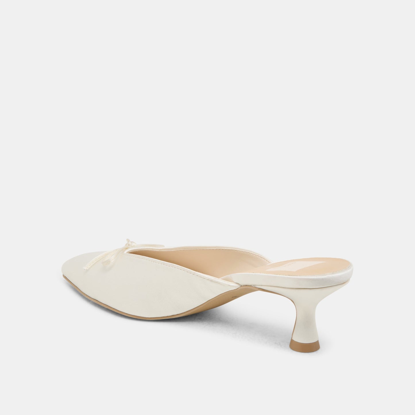 Cleo Off White Satin Heels - Dolce Vita