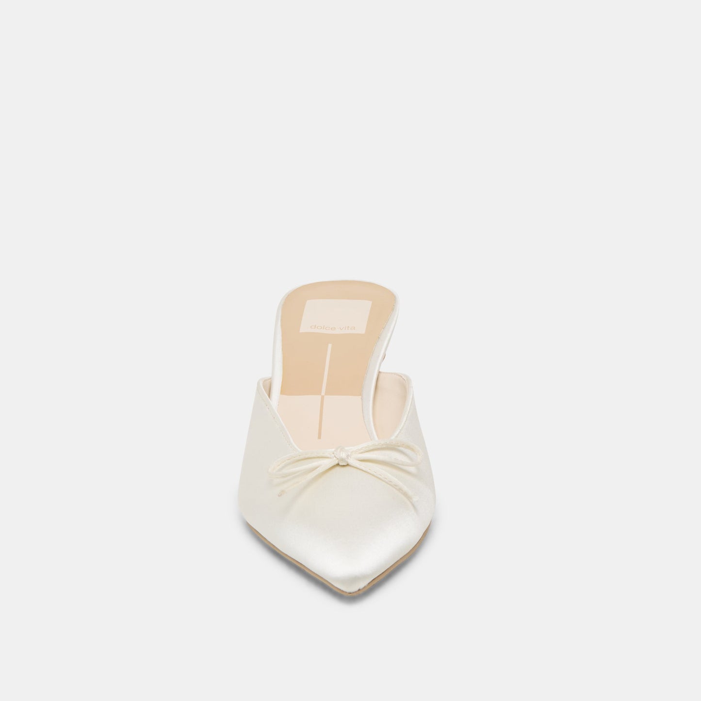 Cleo Off White Satin Heels - Dolce Vita