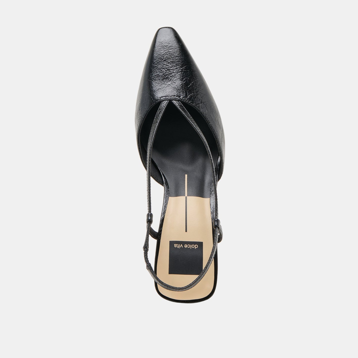 Ginay Black Leather Heels - Dolce Vita