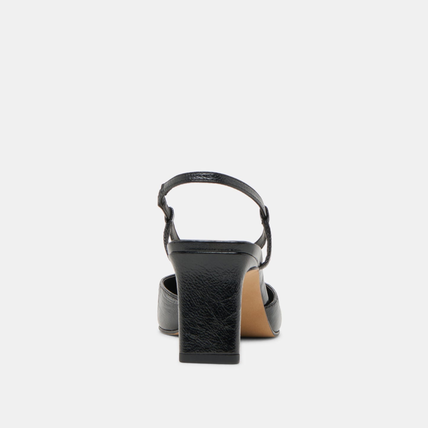 Ginay Black Leather Heels - Dolce Vita