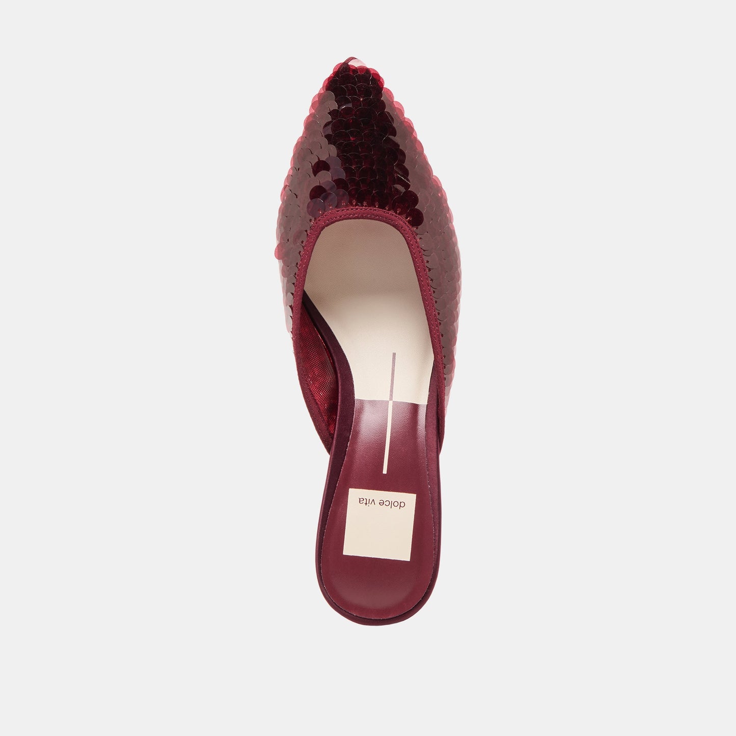 Cleo Cranberry Sequin Heels - Dolce Vita