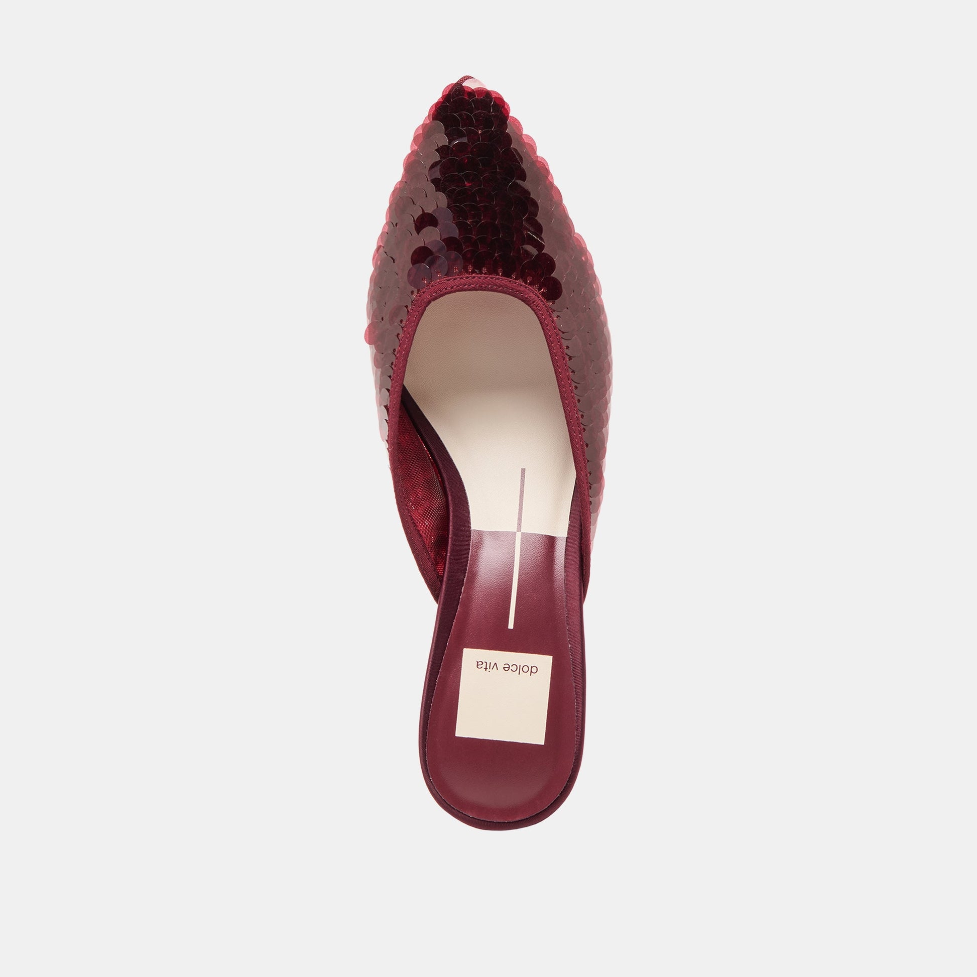 Cleo Cranberry Sequin Heels - Dolce Vita