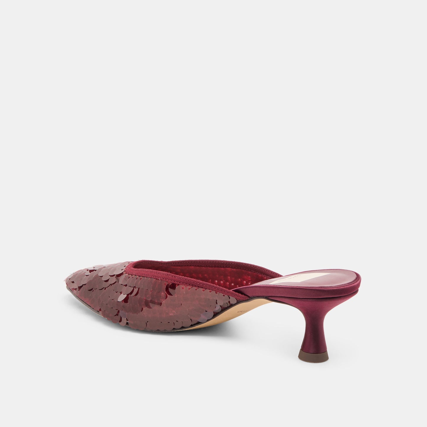 Cleo Cranberry Sequin Heels - Dolce Vita