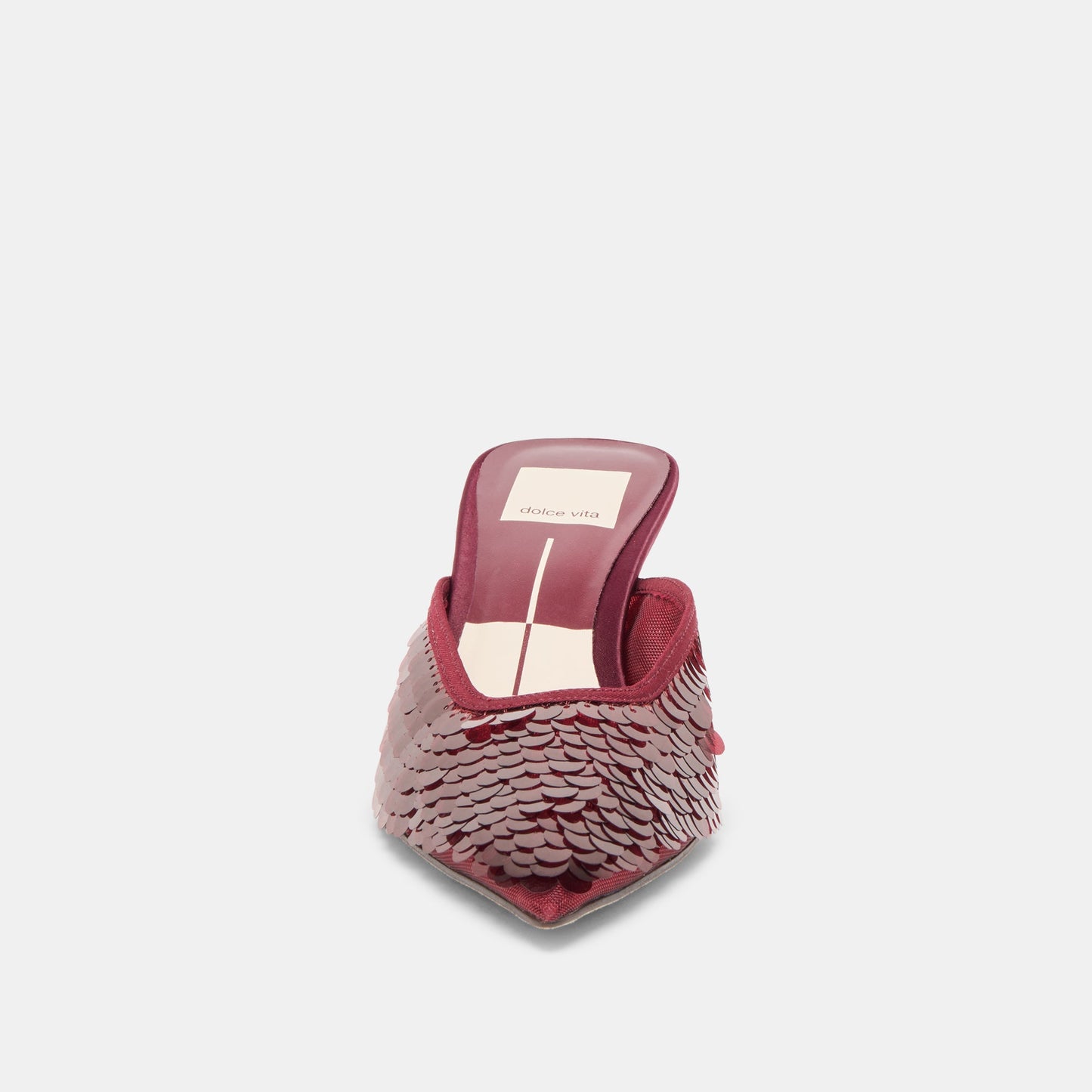 Cleo Cranberry Sequin Heels - Dolce Vita