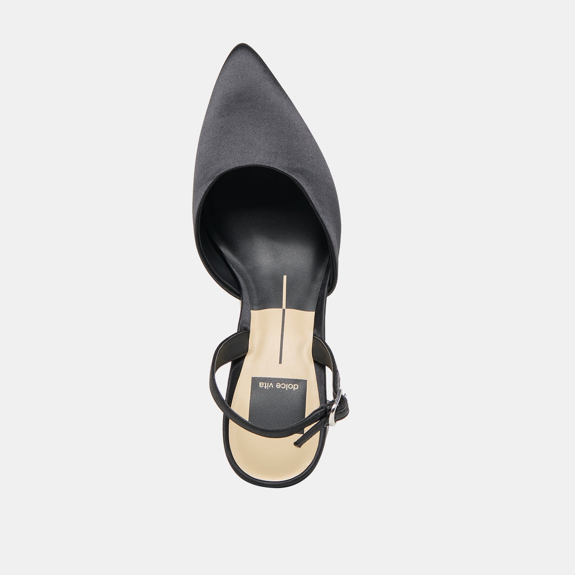 Carel Onyx Satin High Heels - Dolce Vita
