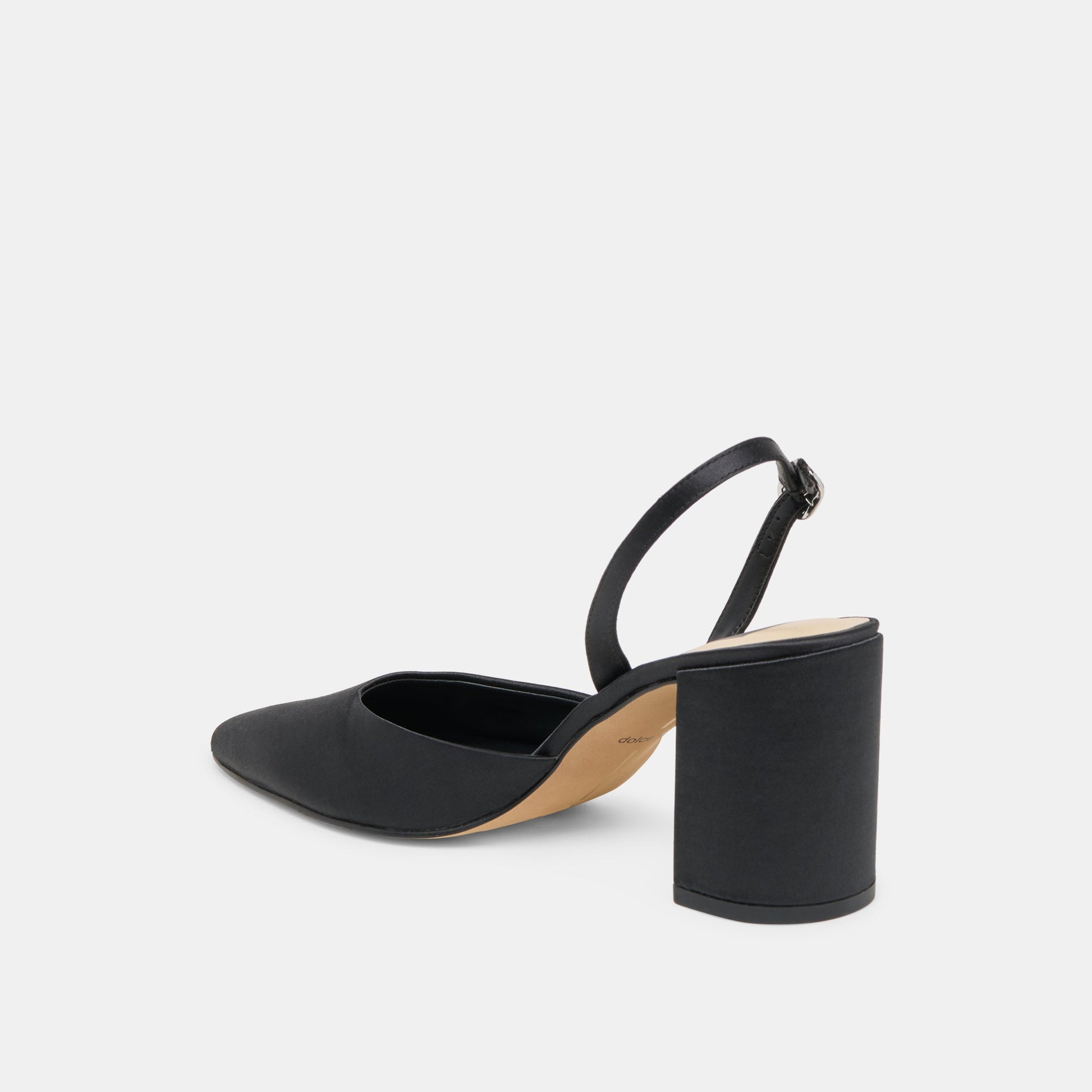 Carel Onyx Satin High Heels - Dolce Vita