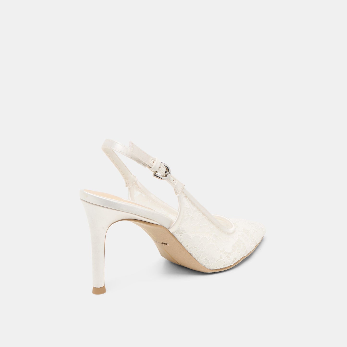 Yami True White Lace Heels - Dolce Vita