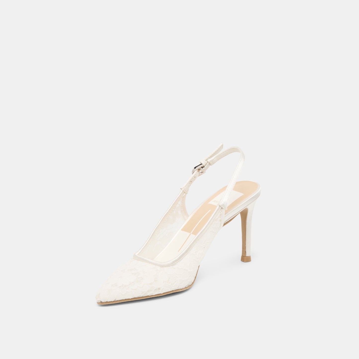 Yami True White Lace Heels - Dolce Vita