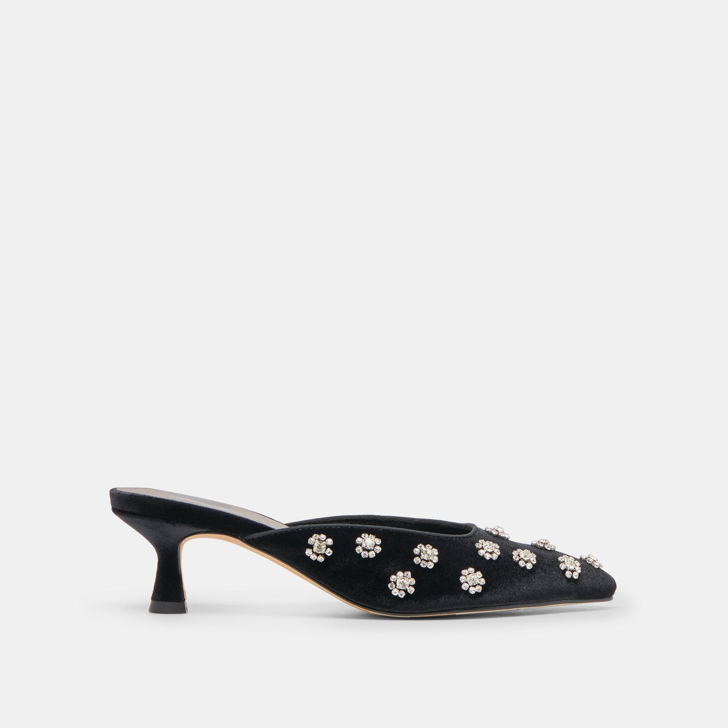 Clara Nero Velvet Heels - Dolce Vita